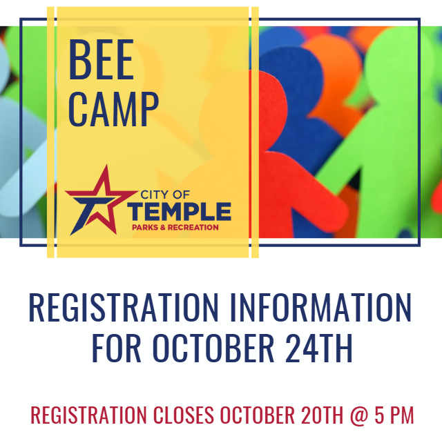  Bee Camp Registration for Friday, October 24th.